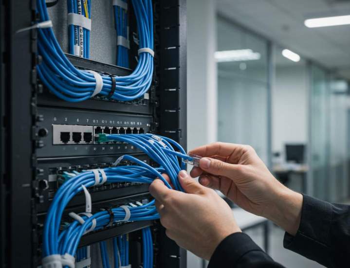 Installation câblage réseau informatique Saint-Sulpice-la-Pointe