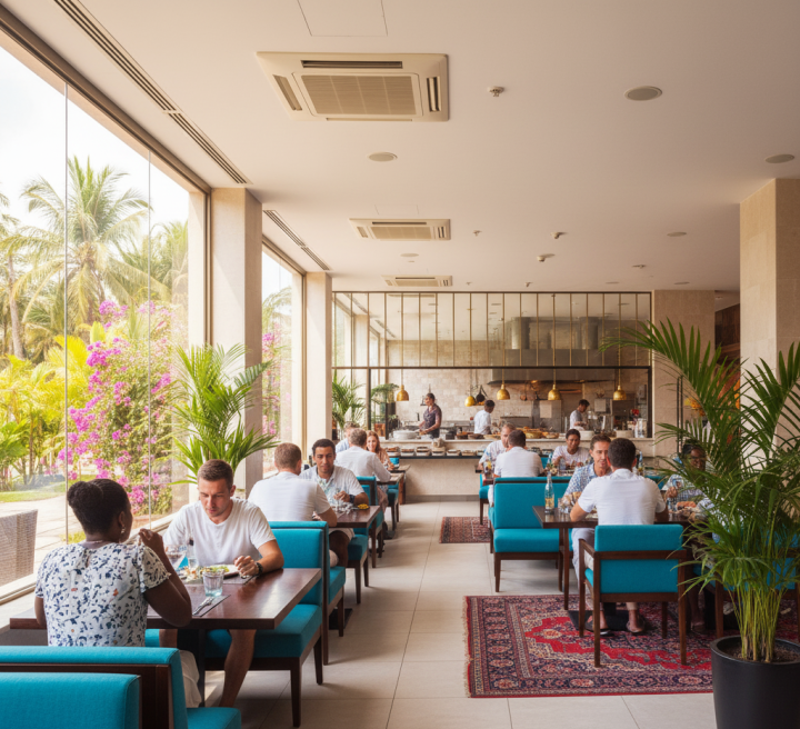 climatisation dans les réstaurants